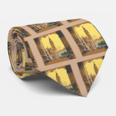 Vintager Stil Philadelphia Rathaus Krawatte (Gerollt)