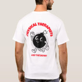 Vintager Stil Physical Therapist der BOMB! T-Shirt (Rückseite)