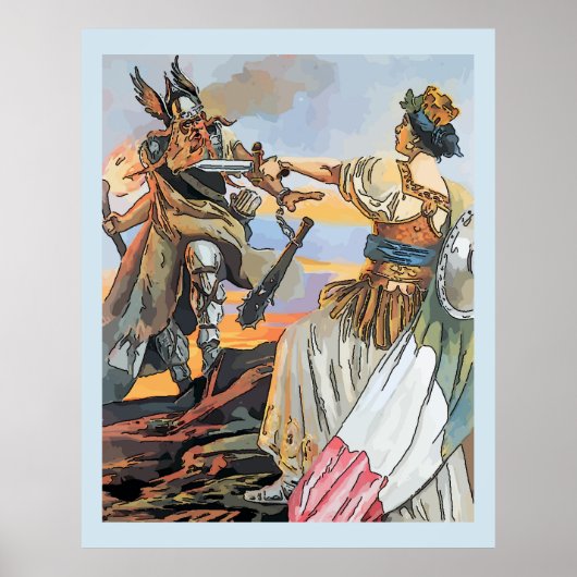 Vintager Stil Poster (Vorne)