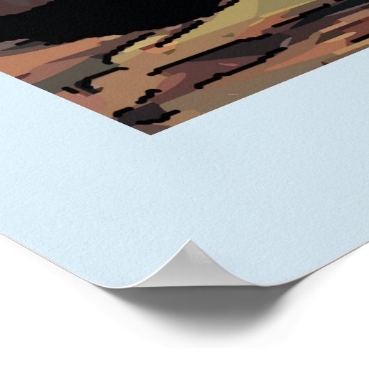 Vintager Stil Poster (Ecke)