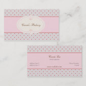 Vintager Stil Romantische Frame Bakeholder-Visiten Visitenkarte (Vorne/Hinten)