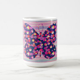 Vintager Stil Schmetterling-Tasse Kaffee-Cup Kaffeetasse