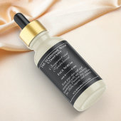 Vintager Stil Schwarzer Tropfer Flaschenetikett Adressaufkleber