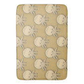 Vintager Stil Sepia Baby Octopus Badematte (Vorderseite Vertikal)