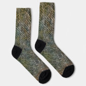 Vintager Stil Snakeskin Art Socken (Rechts)