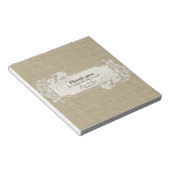 Vintager Stil Spitzendesign Candy Bar Wrap Notizblock (angewinkelt)