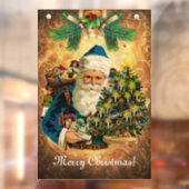 Vintager Stil St. Nikolaus (Weihnachtsmann) Weihna Fensteraufkleber (Blatt 2)