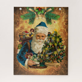 Vintager Stil St. Nikolaus (Weihnachtsmann) Weihna Puzzle