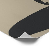 Vintager Stil Surfer Poster (Ecke)