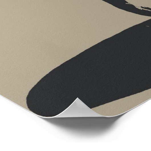 Vintager Stil Surfer Poster (Ecke)