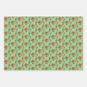 Vintager Stil Tulip Blume Wrap Craft Papier (Vorderseite 3)
