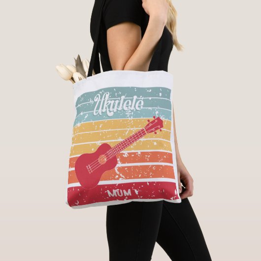 Vintager Stil Ukulele Tote Tasche (Von Nahem)