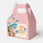 Vintager Stil Umbrett Brautparty Gefallen Box Geschenkschachtel (Rückseite)