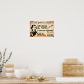 Vintager Stil Vaping Poster (Küche)