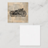 Vintager Stil von Motorrädern Mitteilungskarte (Vorne/Hinten)