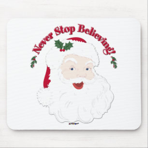 Vintager Stil - Weihnachten darf nie aufhören zu g Mousepad