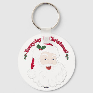 Vintager Stil Weihnachten ist Weihnachten! Schlüsselanhänger