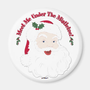 Vintager Stil Weihnachten trifft mich unter dem Mi Magnet