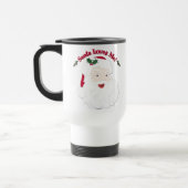 Vintager Stil Weihnachtsmann Lieben! Reisebecher (Links)