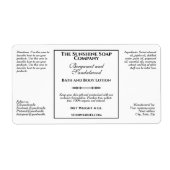 Vintager Stil Weißes Kosmetiksiegel Flasche (Vorne)