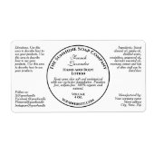 Vintager Stil Weißes Kosmetiksiegel Flasche (Vorne)