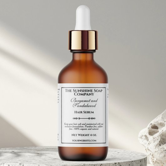 Vintager Stil Weißes Kosmetiksiegel Flasche