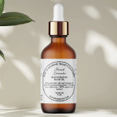 Vintager Stil Weißes Kosmetiksiegel Flasche