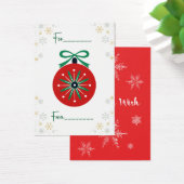 Vintager Stil Whimsischer Weihnachtsgeschenkkarte (Schreibtisch)