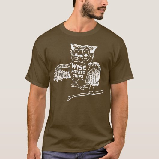 Vintager Stil, wie alt Owl Dark T-Shirt (Vorderseite)