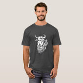 Vintager Stilbull für Seitenprofile T-Shirt (Vorne ganz)