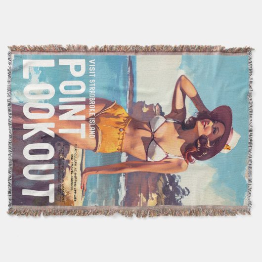 Vintager Stilpunkt Aussichtsreise Decke (Vorderseite)