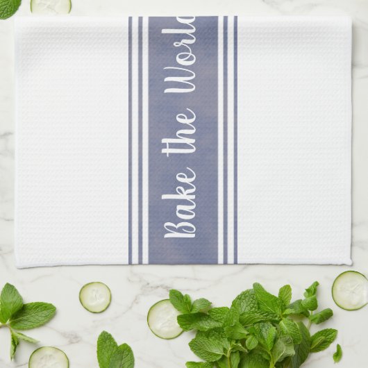 Vintager Stilstreifen Geschirrtuch (Gefaltet)