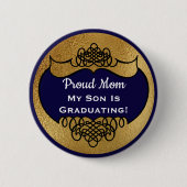 Vintager stilvoller stolzer button (Vorderseite)