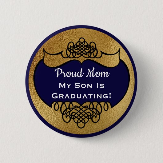 Vintager stilvoller stolzer button (Vorderseite)