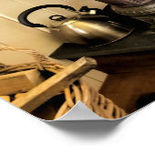 VINTAGER STOFF POSTER (Ecke)