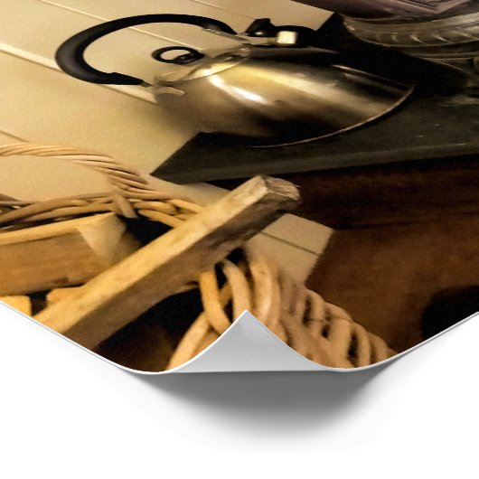 VINTAGER STOFF POSTER (Ecke)