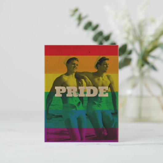 Vintager Stolz Gay Sailor Postkarte (Stehend Vorderseite)