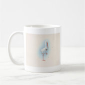 Vintager Storch Kaffeetasse (Links)