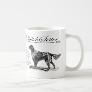 Vintager Storybook Style von English Setter Kaffeetasse