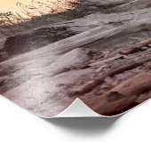 Vintager Strand Fotodruck (Ecke)