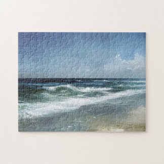 Vintager Strand Landschaftlich Landschaft Puzzle