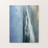 Vintager Strand Landschaftlich Landschaft Puzzle (Vertikal)