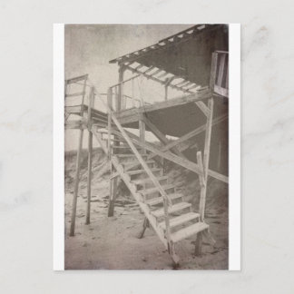 Vintager Strand Postkarte