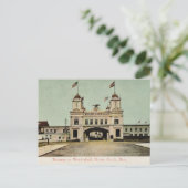 Vintager Strand Revere, Massachusetts Postkarte (Stehend Vorderseite)