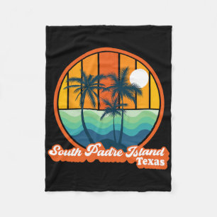 Vintager Strand South Padre Island Texas Summer 90 Fleecedecke