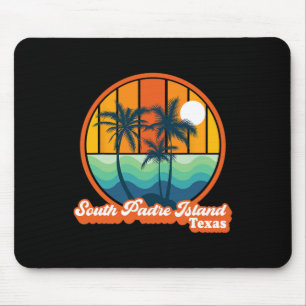 Vintager Strand South Padre Island Texas Summer 90 Mousepad