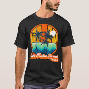 Vintager Strand South Padre Island Texas Summer 90 T-Shirt