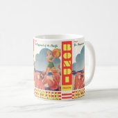 Vintager Strand von Bondi: Iconic Australia Kaffeetasse (VorderseiteRechts)