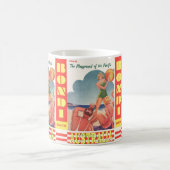 Vintager Strand von Bondi: Iconic Australia Kaffeetasse (Mittel)