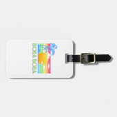 Vintager Strand von Bora Gepäckanhänger (Vorderseite horizontal)